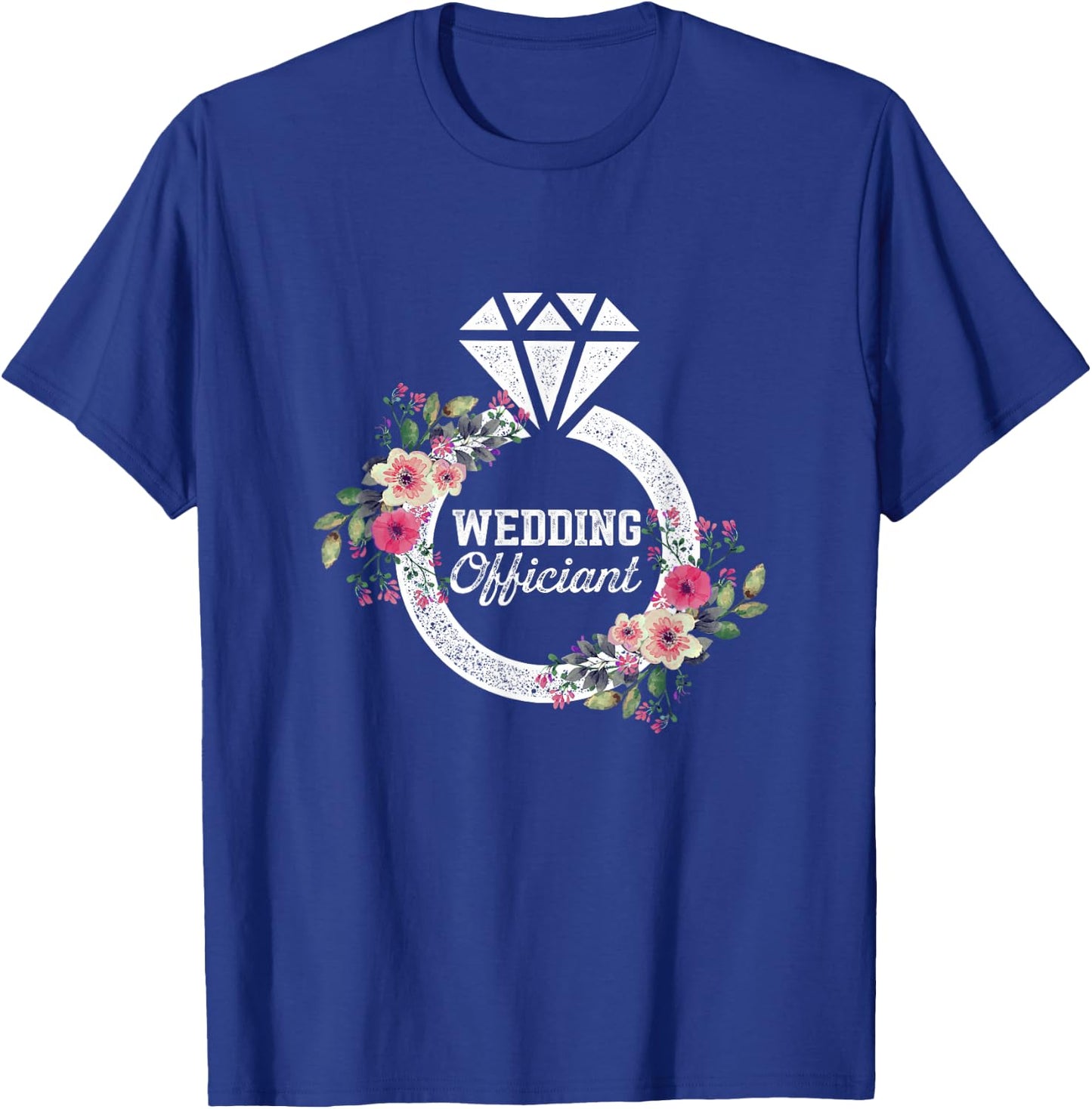 Wedding Officiant Art USA Internet Ordained Minister Gift T-Shirt - T-Shirt | Royal
