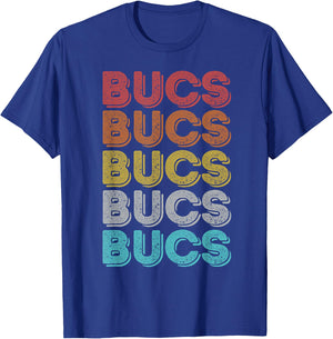 Vintage Retro Bucs T-Shirt - T-Shirt | Royal
