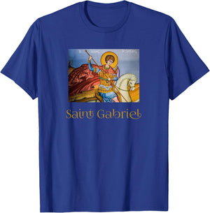 Gabriel the Archangel Saint Gabriel T-Shirt - T-Shirt | Royal