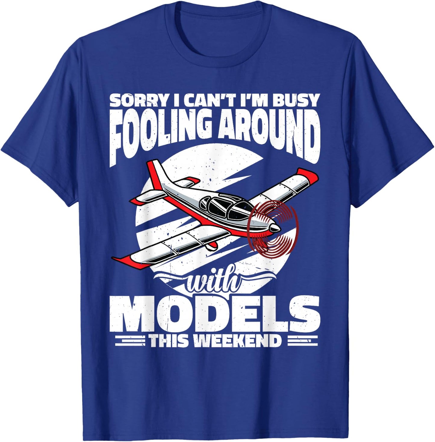 RC Plane Pilot RC Aircraft Radio Controlled Model Airplane T-Shirt - T-Shirt | Royal