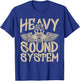 Cool Heavy Sound System Bass Speaker Car Tuners T-Shirt - T-Shirt | Royal