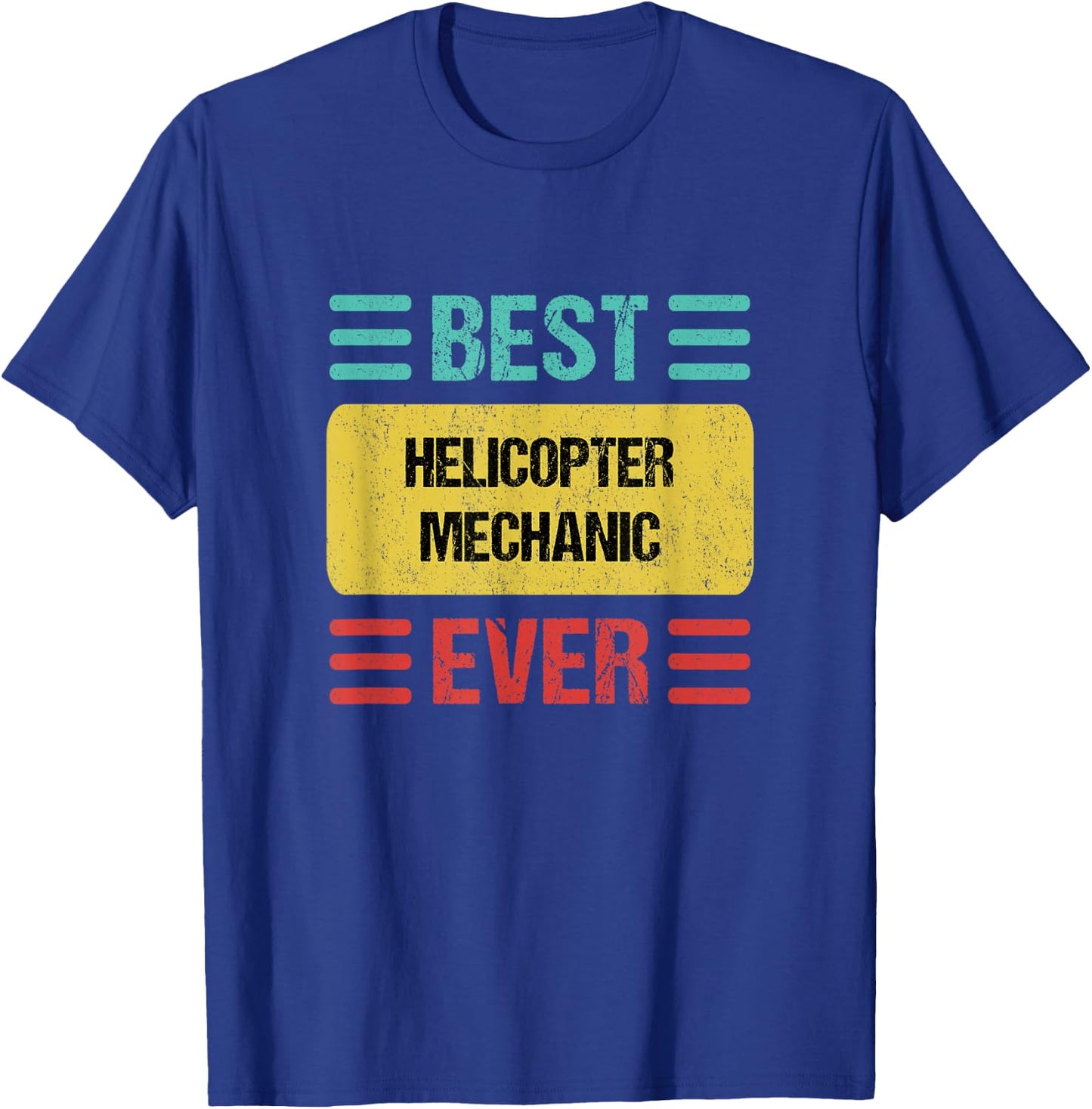Helicopter Mechanic T-Shirt - T-Shirt | Royal