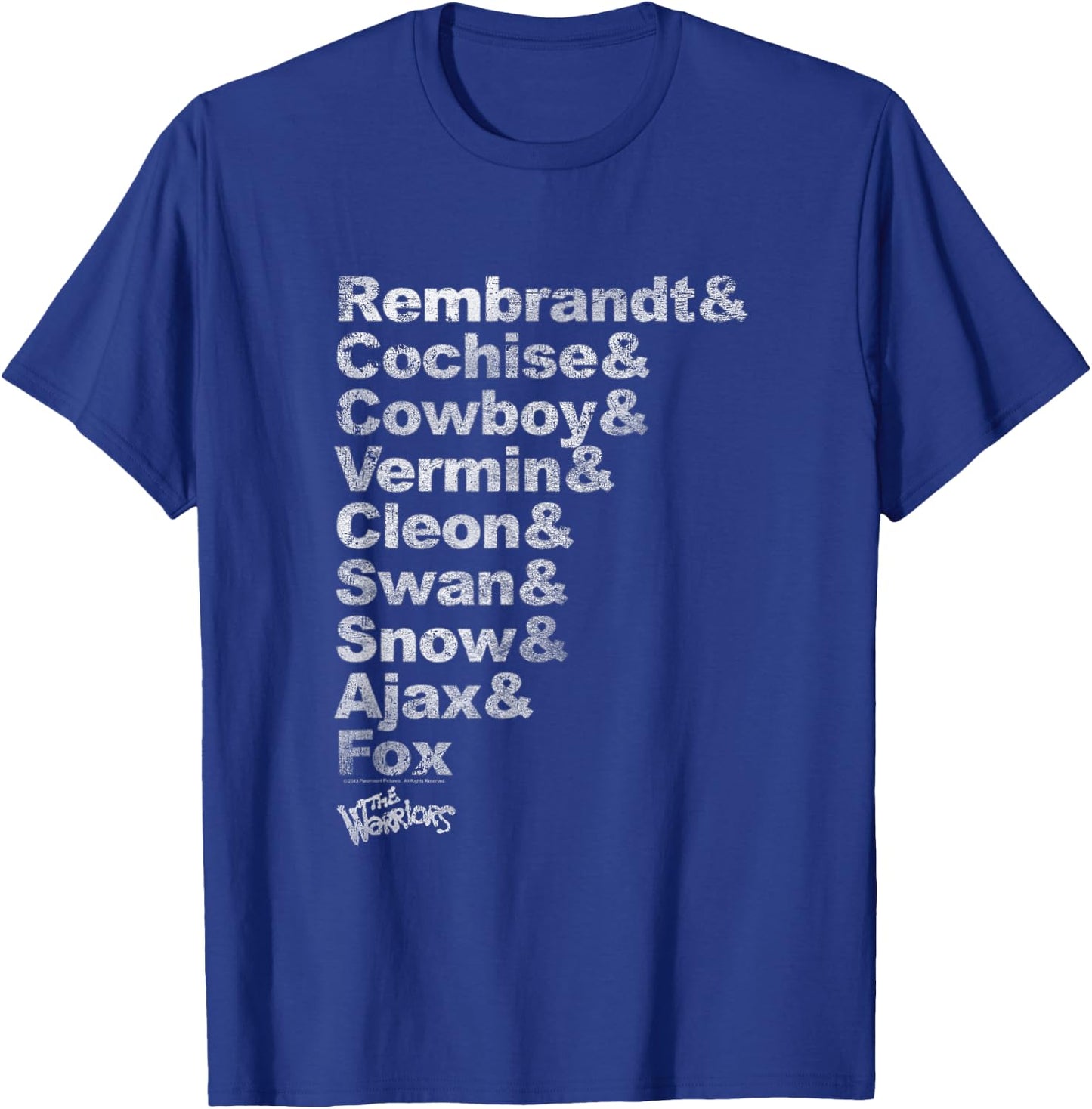 Warriors Roster T-Shirt - T-Shirt | Royal