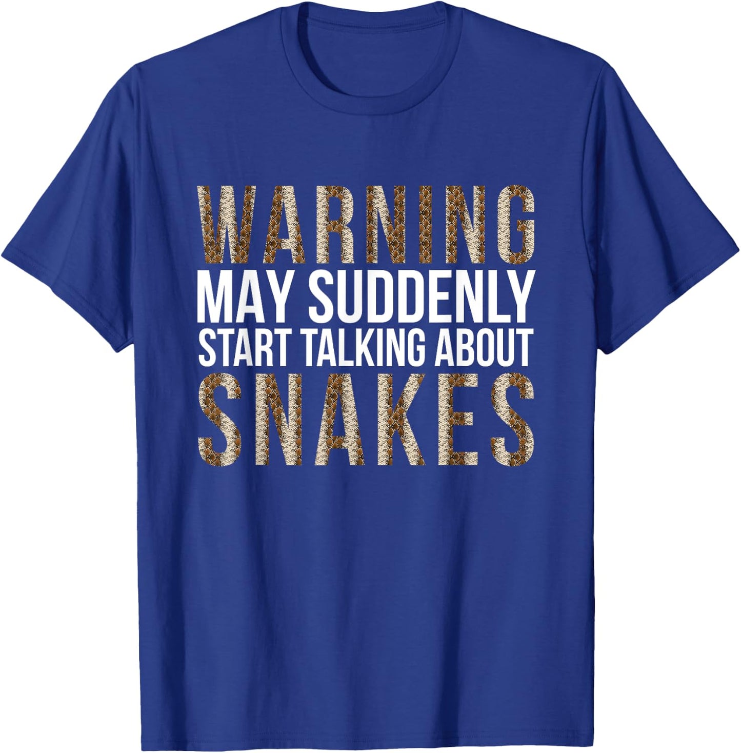 Snake Pet Owner Reptile Snakes Love Snake Skin Gifts T-Shirt - T-Shirt | Royal