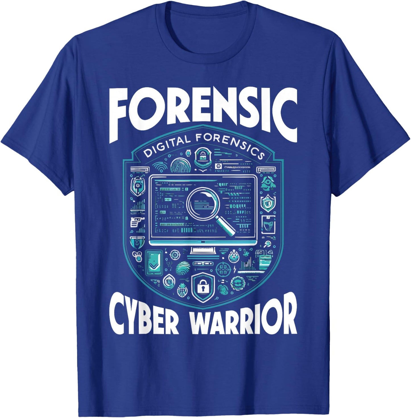Digital Forensic Criminal Investigation Criminalistics T-Shirt - T-Shirt | Royal
