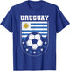 Uruguay Flag Soccer Fan T-Shirt - T-Shirt | Royal