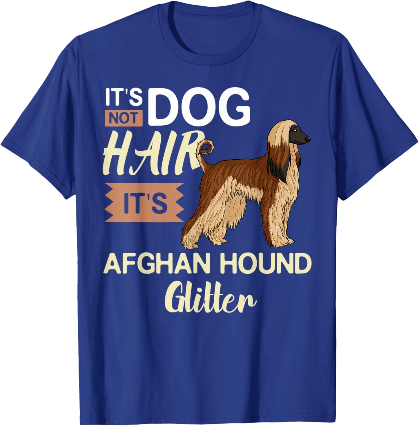 Afghan Hound Dog Gift Puppies Owner Lover T-Shirt - T-Shirt | Royal