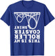 Roller Coaster Art Women Roller Coaster Enthusiast T-Shirt - T-Shirt | Royal