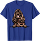 Peeking Chocolate Cocker Spaniel Dog T-Shirt - T-Shirt | Royal