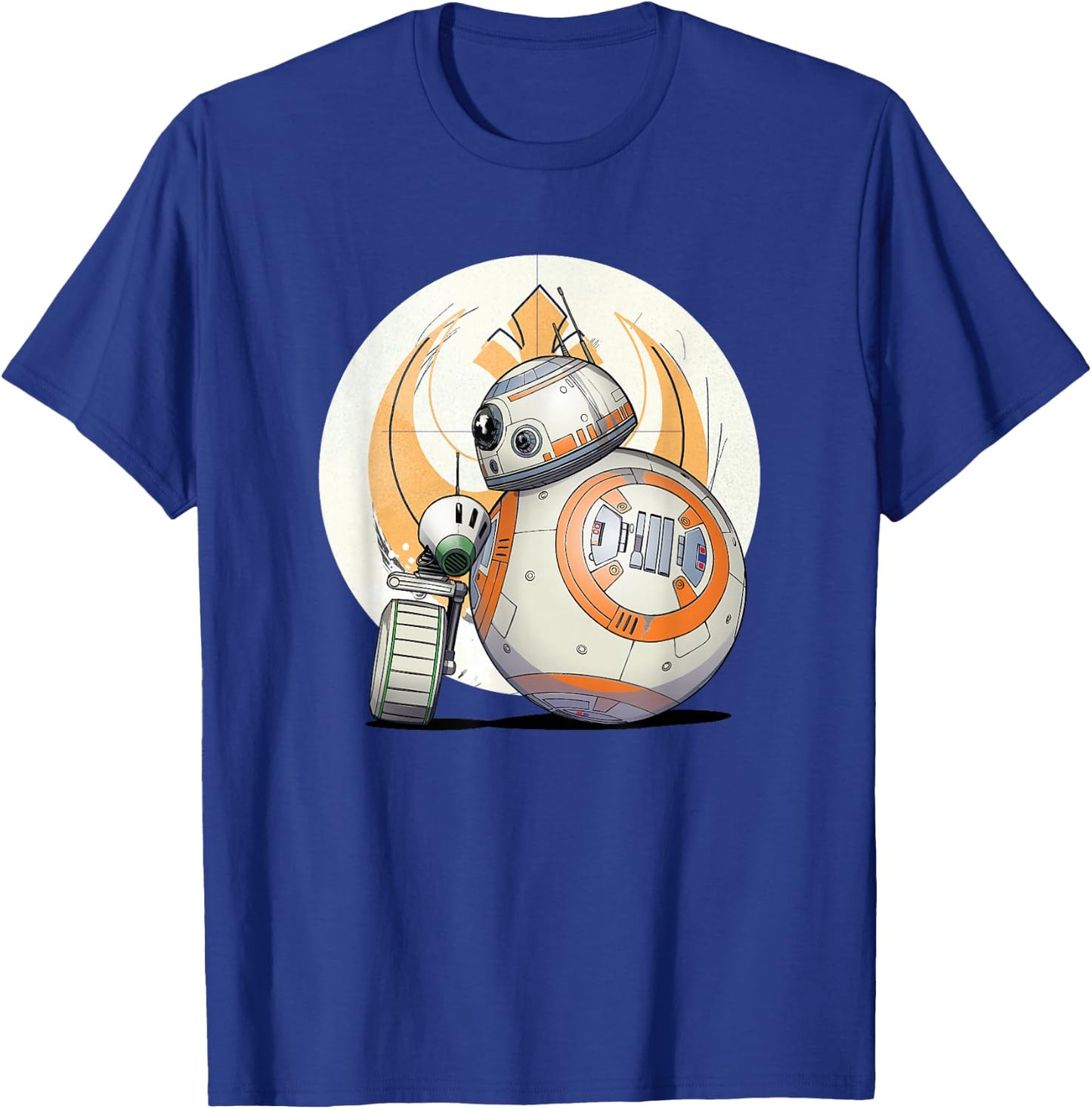 Star Wars The Rise of Skywalker BB-8 D-O Droid BFF T-Shirt - T-Shirt | Royal
