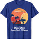 Cloud Nine Siargao Island Philippines Surfing Vintage Surfer T-Shirt - T-Shirt | Royal