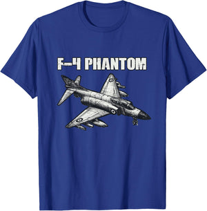 F-4 Wild Weasel Fighter Jet Gifts for Pilots Aviation Lovers T-Shirt - T-Shirt | Royal
