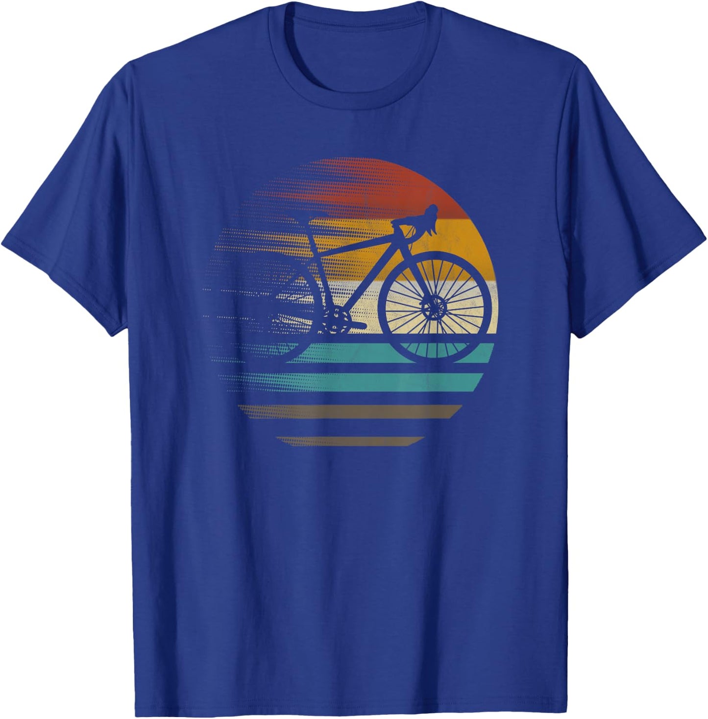 Gravelbike gravel bike gift retro vintage T-Shirt - T-Shirt | Royal