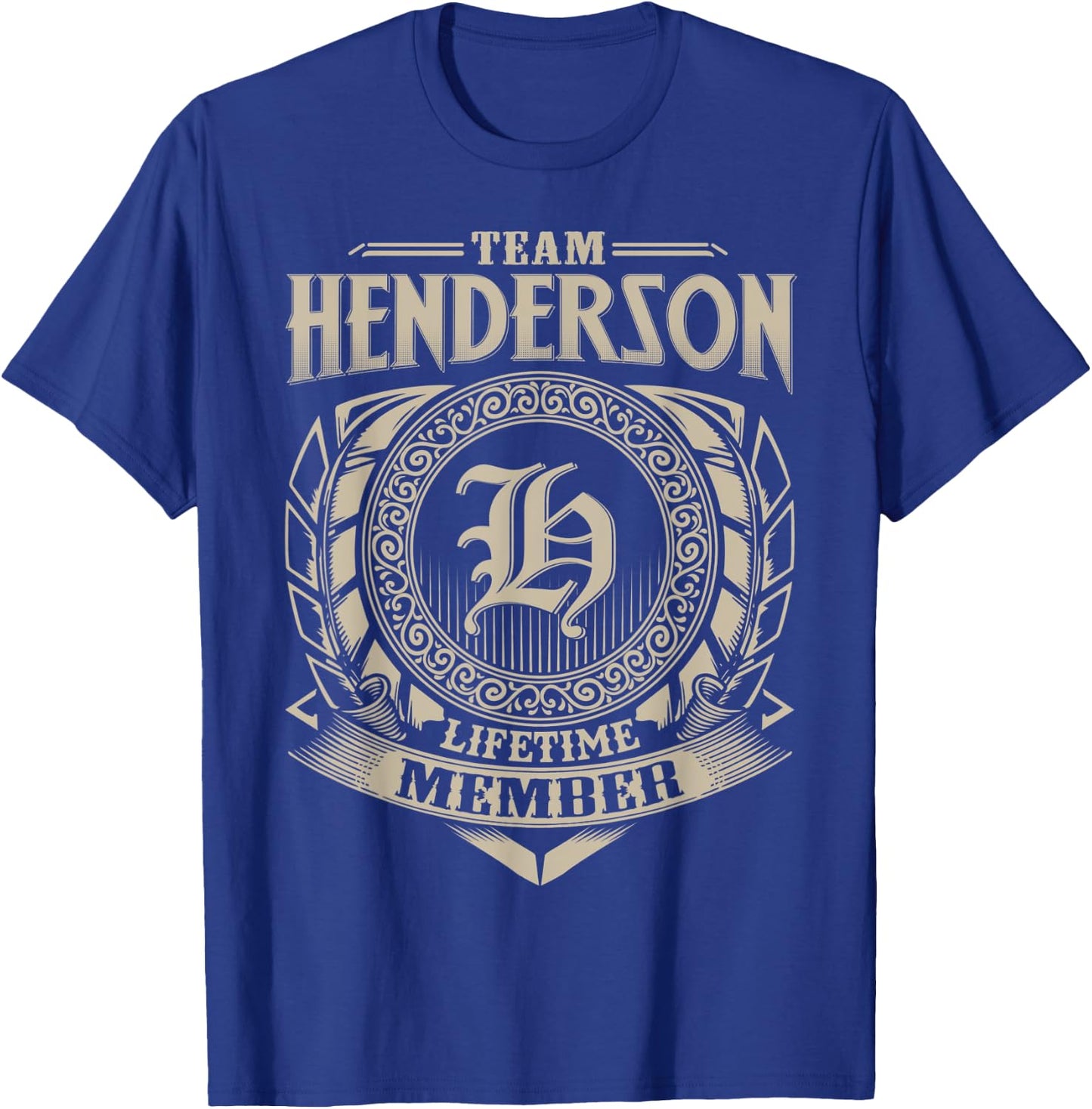 Team HENDERSON Lifetime Member Vintage HENDERSON Family T-Shirt - T-Shirt | Royal