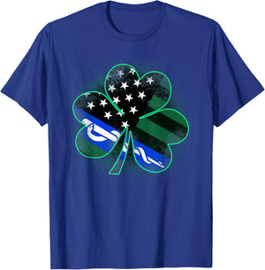 EMS and EMT St Patrick's Day Clover T-Shirt - T-Shirt | Royal