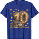 10 Year Old Komodo dragon Reptile 10th Birthday Party B-day T-Shirt - T-Shirt | Royal