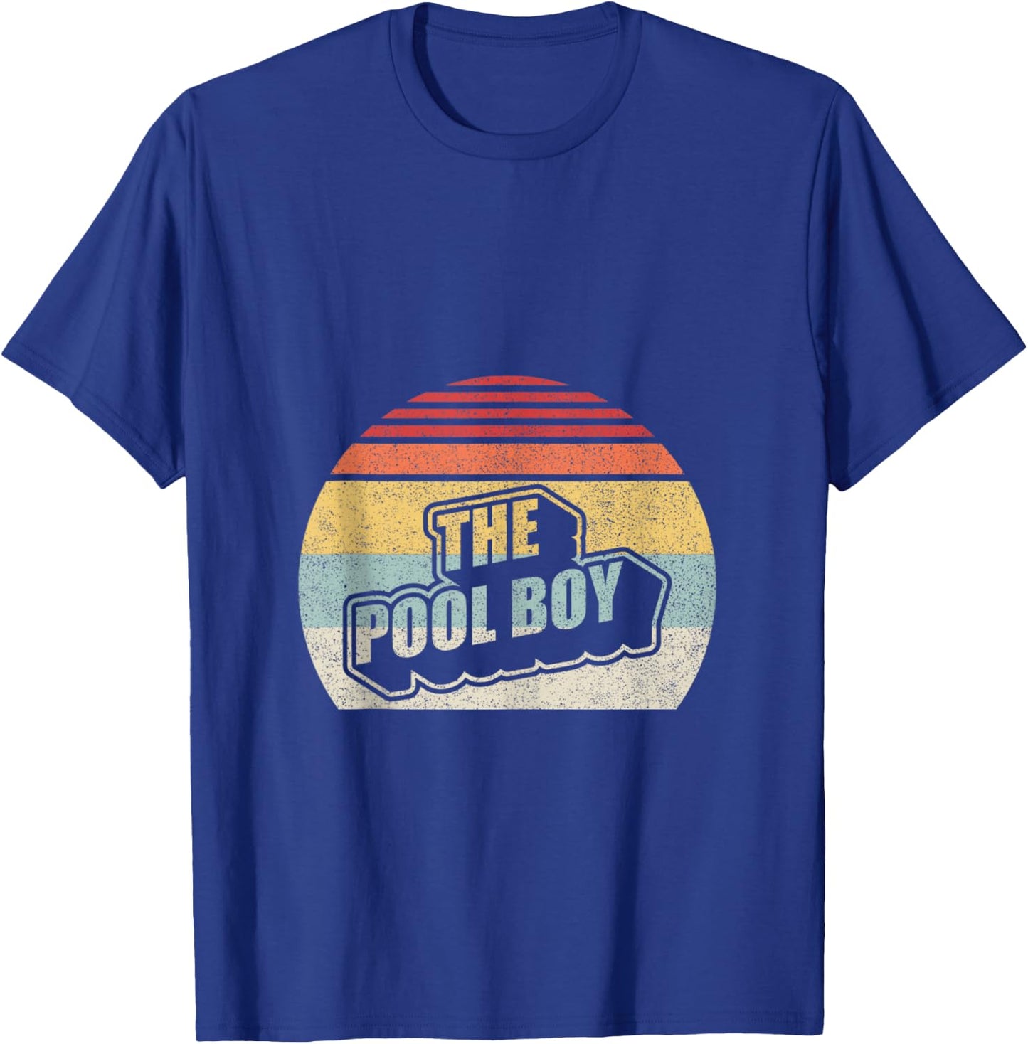 Vintage Retro The Boy Pool T-Shirt - T-Shirt | Royal
