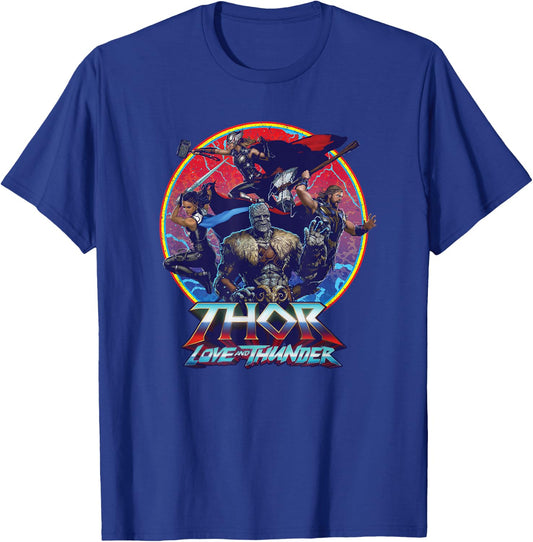 Marvel Thor: Love and Thunder Character Badge T-Shirt - T-Shirt | Royal