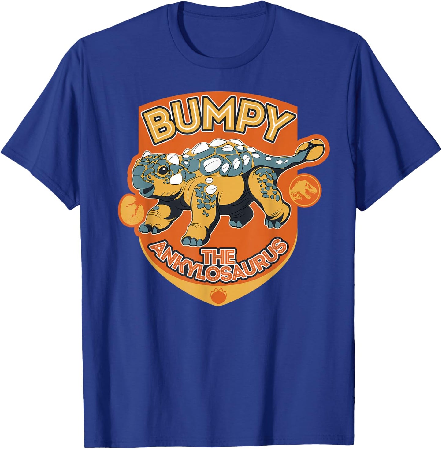 Jurassic World: Camp Cretaceous Bumpy The Ankylosaurus Small T-Shirt - T-Shirt | Royal
