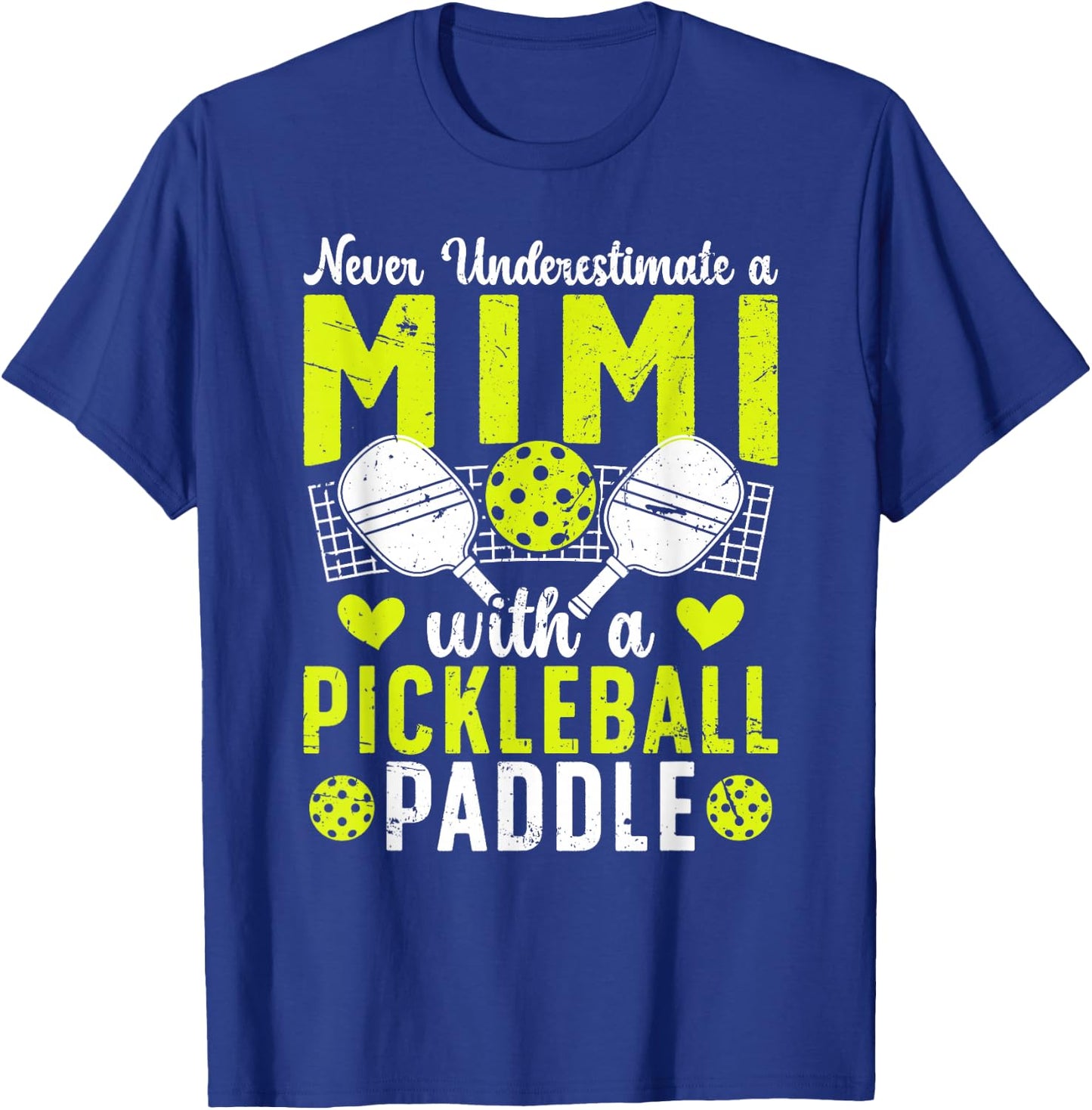 Proud Pickleball Mimi Grandma Mimi Pickleball Player Mimi T-Shirt - T-Shirt | Royal