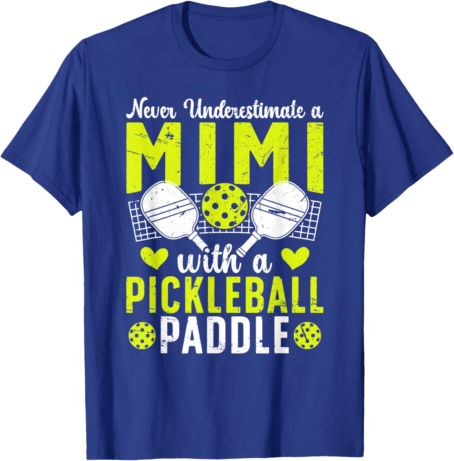 Proud Pickleball Mimi Grandma Mimi Pickleball Player Mimi T-Shirt - T-Shirt | Royal