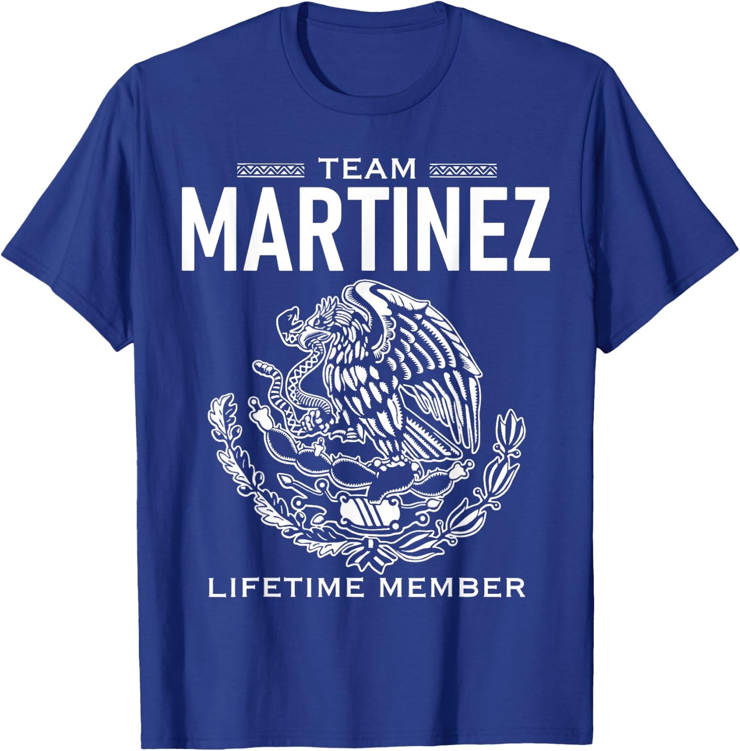 Team Martinez Lifetime Member Gift Shirt Proud Surname T-Shirt - T-Shirt | Royal
