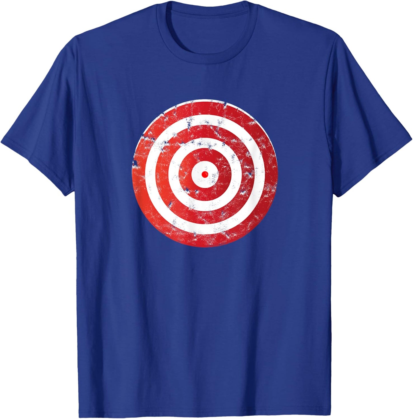 Vintage Bullseye Target Bulls Eye - Target Shooting Sports T-Shirt - T-Shirt | Royal