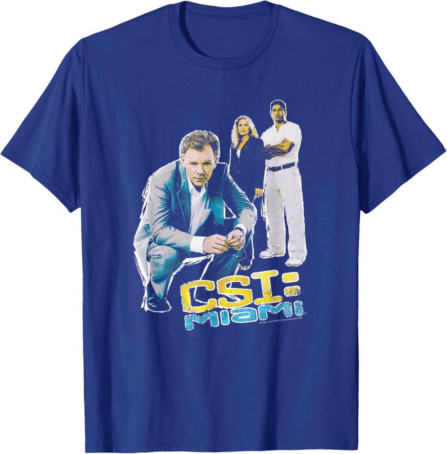 CSI: Miami In Perspective T-Shirt - T-Shirt | Royal