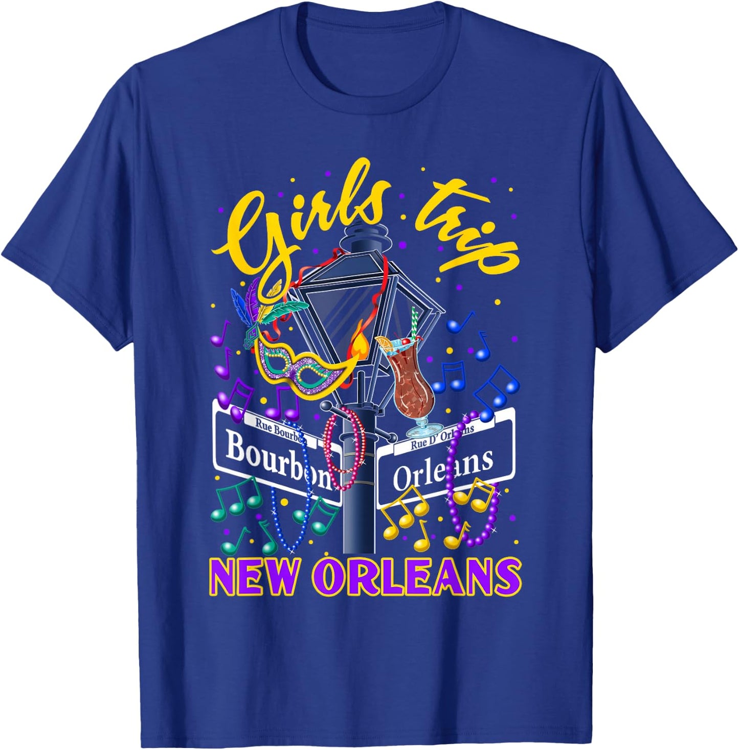 New Orleans Girls Trip Girlfriends Vacation T-Shirt - T-Shirt | Royal