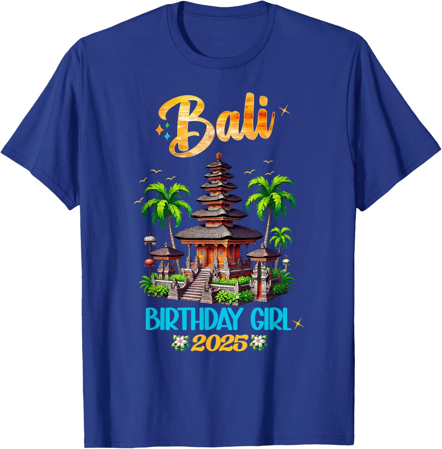 Bali Indonesia Straight Trippin Vacation Girls Trip 2025 T-Shirt - T-Shirt | Royal