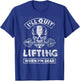 I'll Quit Lifting When I'm Dead - Skull Gym Fitness Workout T-Shirt - T-Shirt | Royal