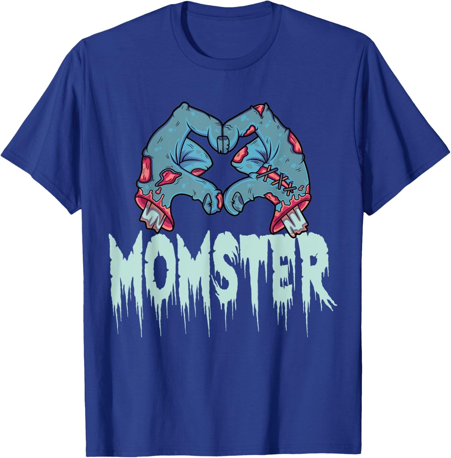 Momster Halloween Momster Family Matching Costume T-Shirt - T-Shirt | Royal