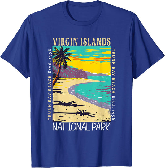 Virgin Islands National Park Distressed Vintage T-Shirt - T-Shirt | Royal