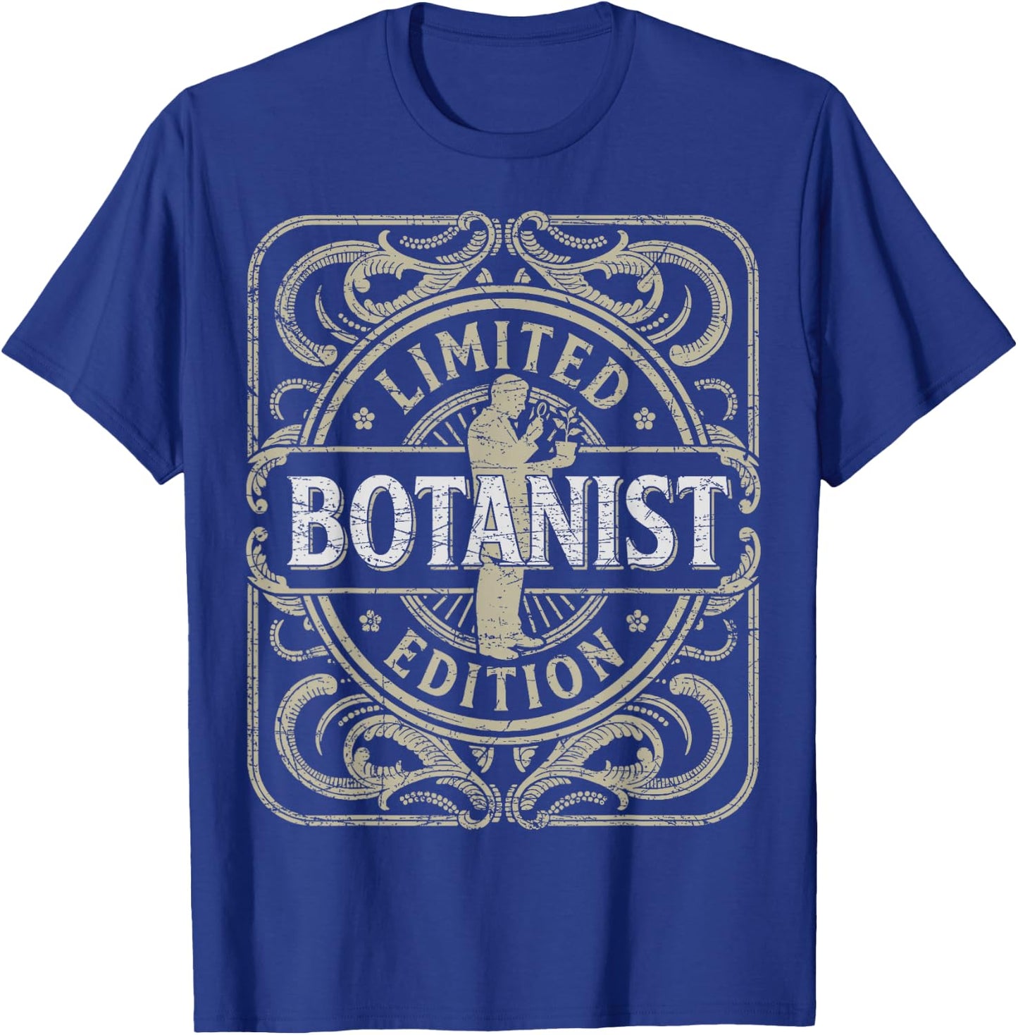 Botanist Vintage Botany Retro Plant Gardener Botany T-Shirt - T-Shirt | Royal