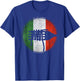 Italian Fun Flag Italy Spaghetti Fork Italia Pasta Men Women T-Shirt - T-Shirt | Royal