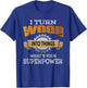 I Turn Wood Into Things Superpower Woodworking Carpenter T-Shirt - T-Shirt | Royal