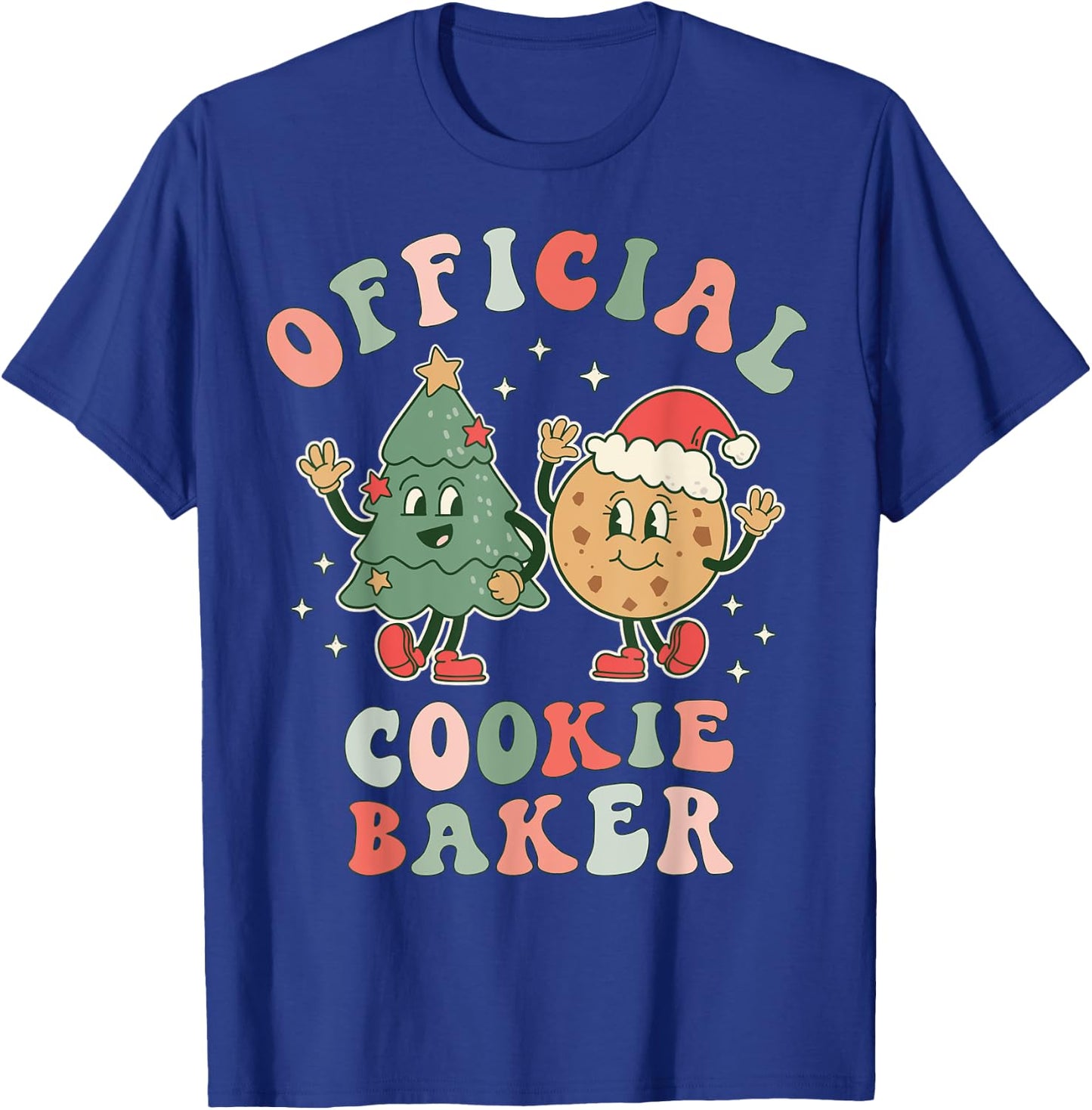 Official Cookie Baker | Christmas Cookie Taste Tester Taster T-Shirt - T-Shirt | Royal
