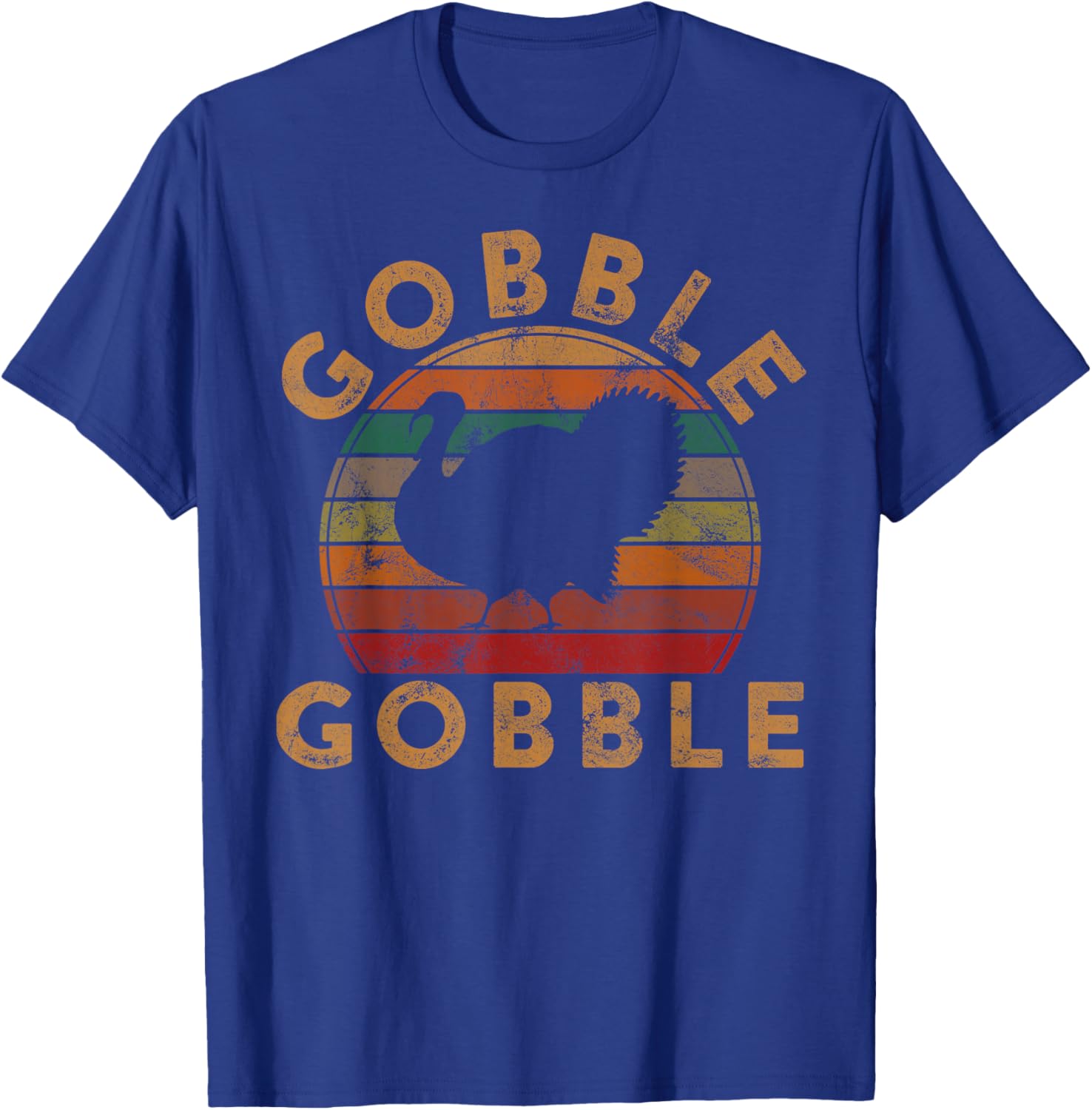 Gobble Gobble Turkey Thanksgiving Day Gifts Trot Leg Day T-Shirt - T-Shirt | Royal