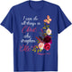 Christian Bible Verse Floral Butterfly Philippians 4:13 T-Shirt - T-Shirt | Royal