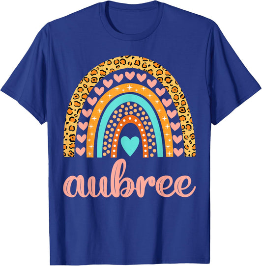 Aubree Aubree Name Birthday Shirt Gift T-Shirt - T-Shirt | Royal