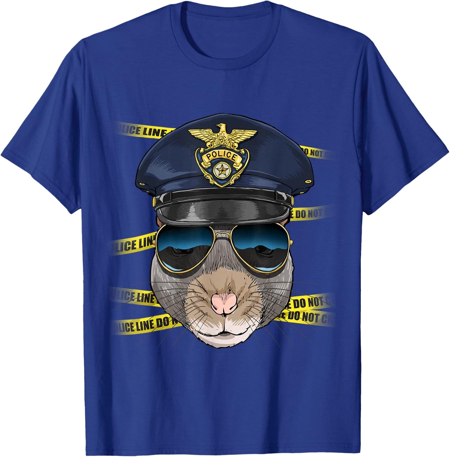 Rat Police Mouse Rat Rodent Lover T-Shirt - T-Shirt | Royal