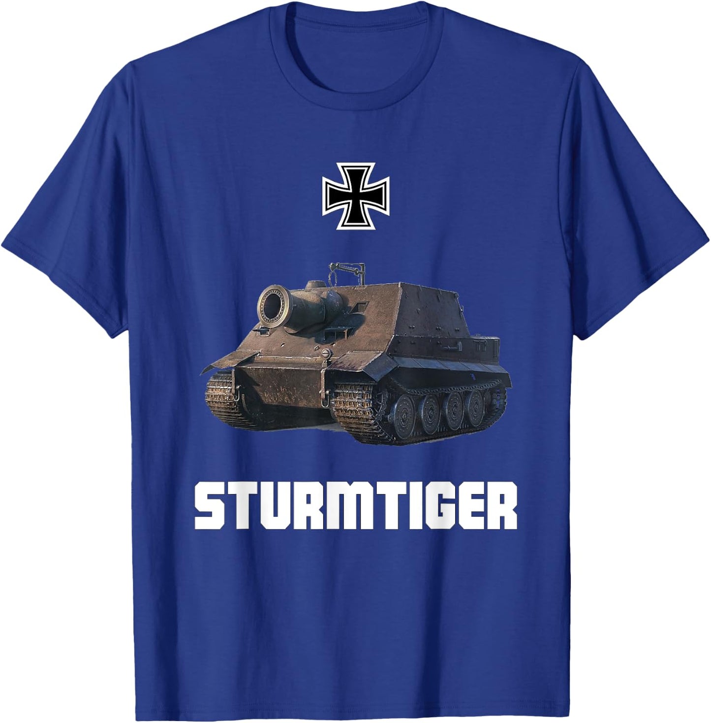 Sturmtiger German Heavy Tank WW2 Military Sturmmörser Tiger T-Shirt - T-Shirt | Royal