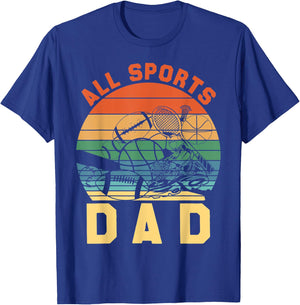 All Sports Dad T-Shirt - T-Shirt | Royal