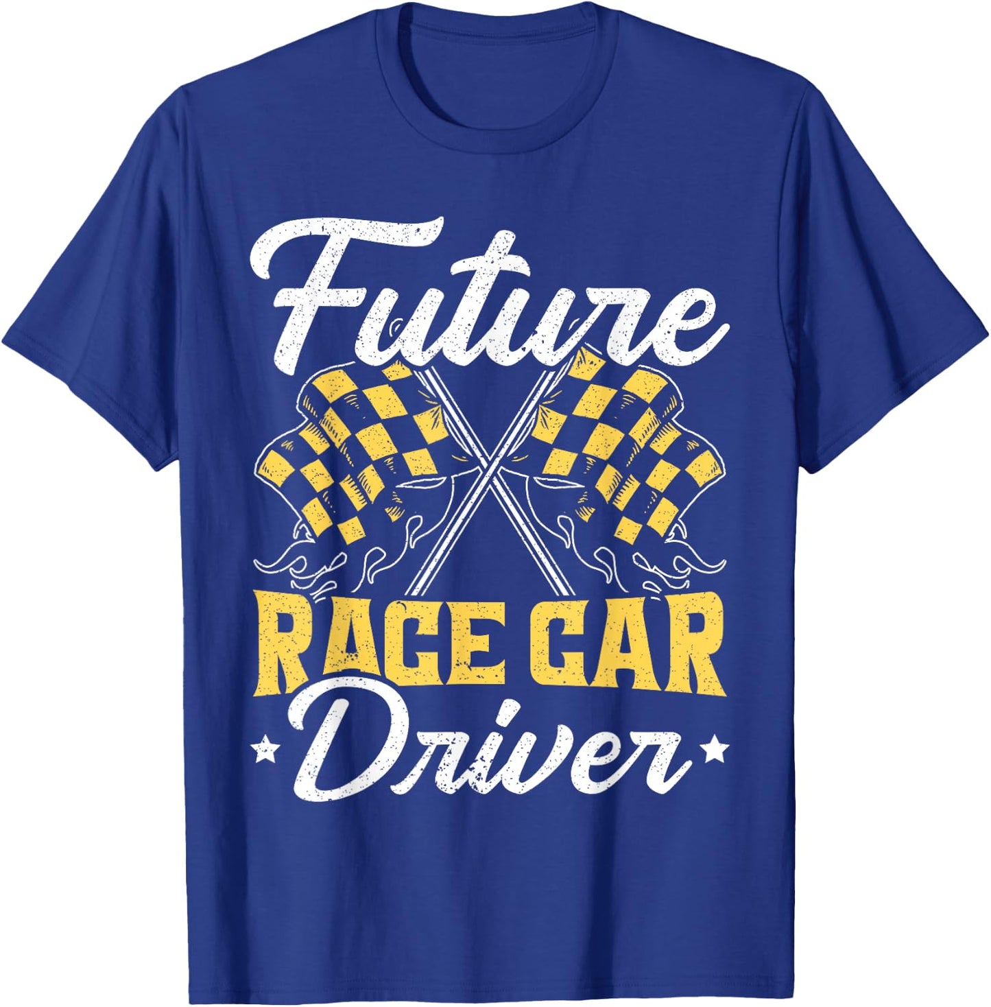 Future Race Car Driver Racer Kids Drag Racing Turbo Speed T-Shirt - T-Shirt | Royal