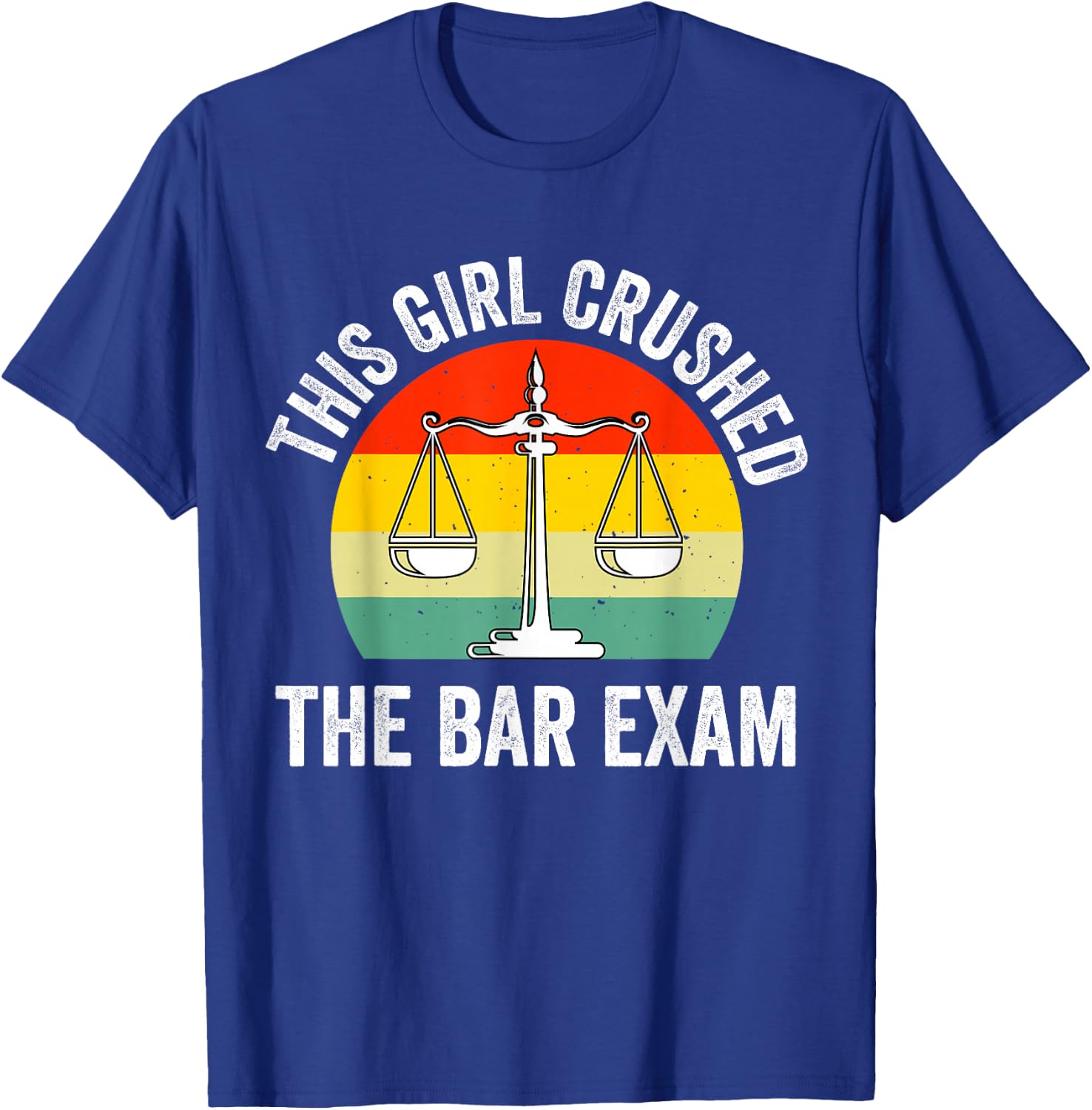 The Bar Exam Passed Funny New Lawyer Attorney Graduate Law T-Shirt - T-Shirt | Royal