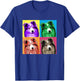 Sheltie Pop Art Style Shetland Sheepdog Women Girls Kids T-Shirt - T-Shirt | Royal