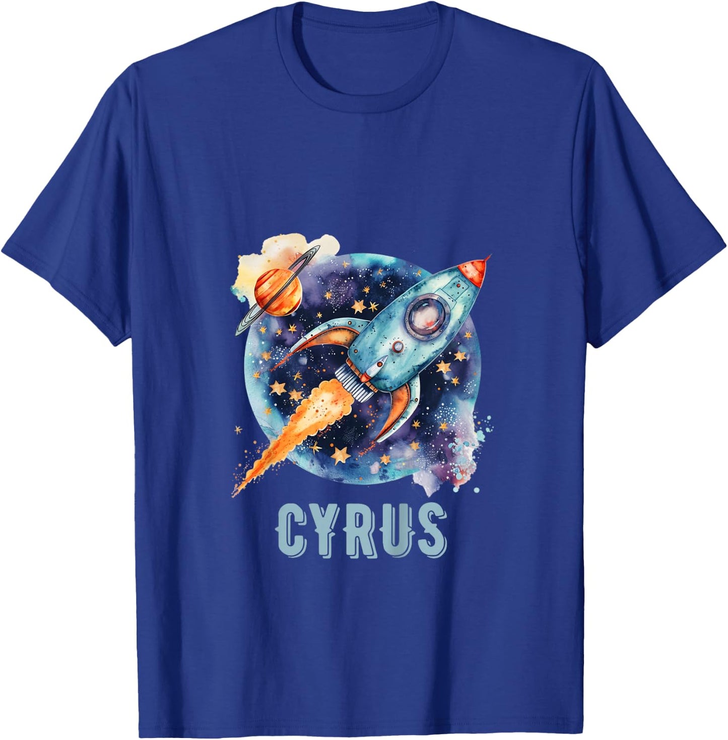 Kids CYRUS Name Baby Boy Nursery Room Theme Decor Gifts T-Shirt - T-Shirt | Royal