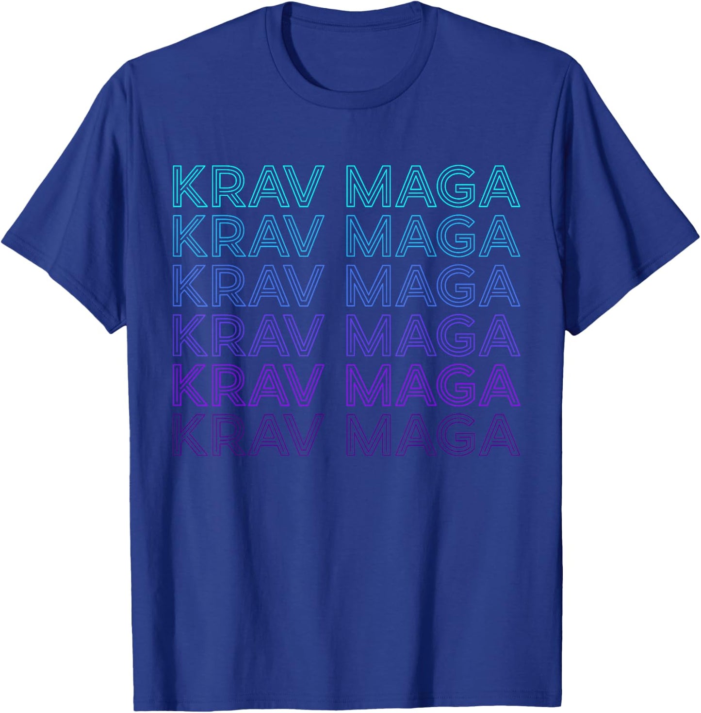 Krav Maga Retro T-Shirt - T-Shirt | Royal