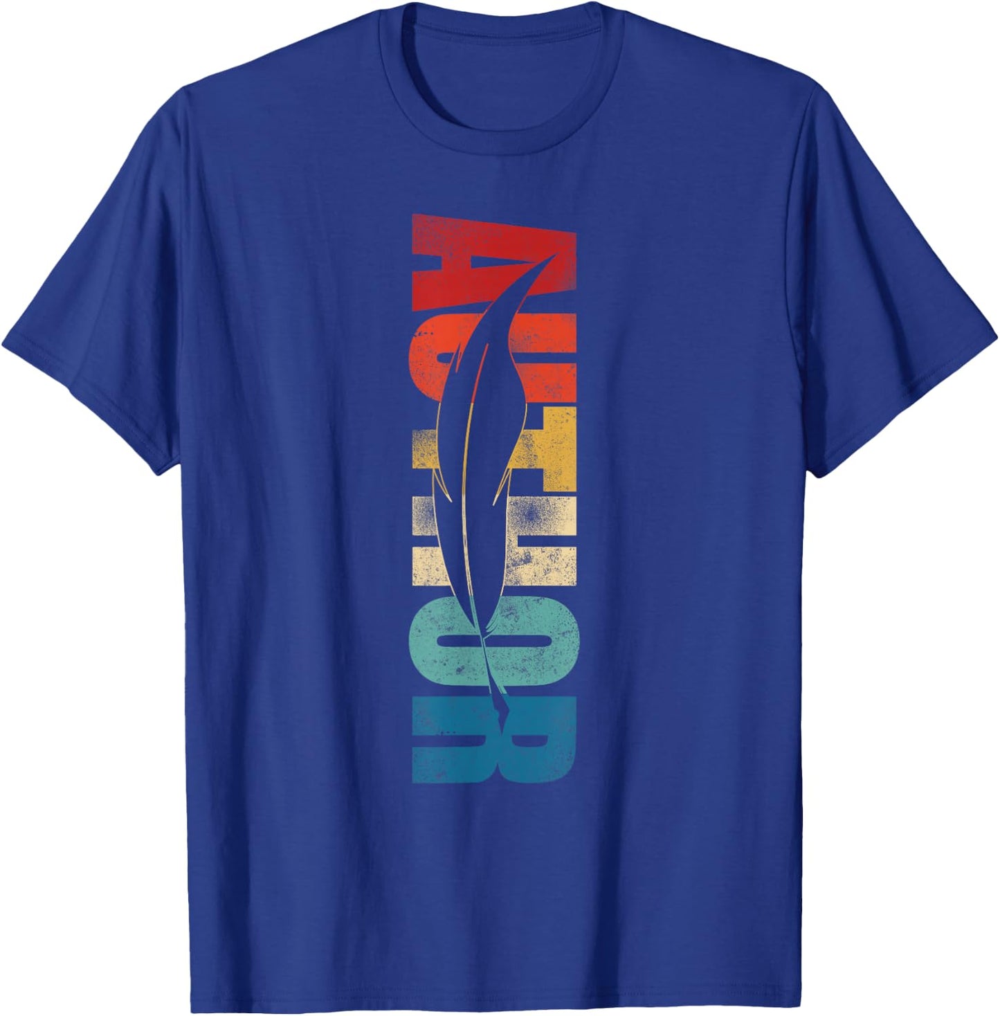 Writing Retro Vintage Novel Writer & Published Author T-Shirt - T-Shirt | Royal