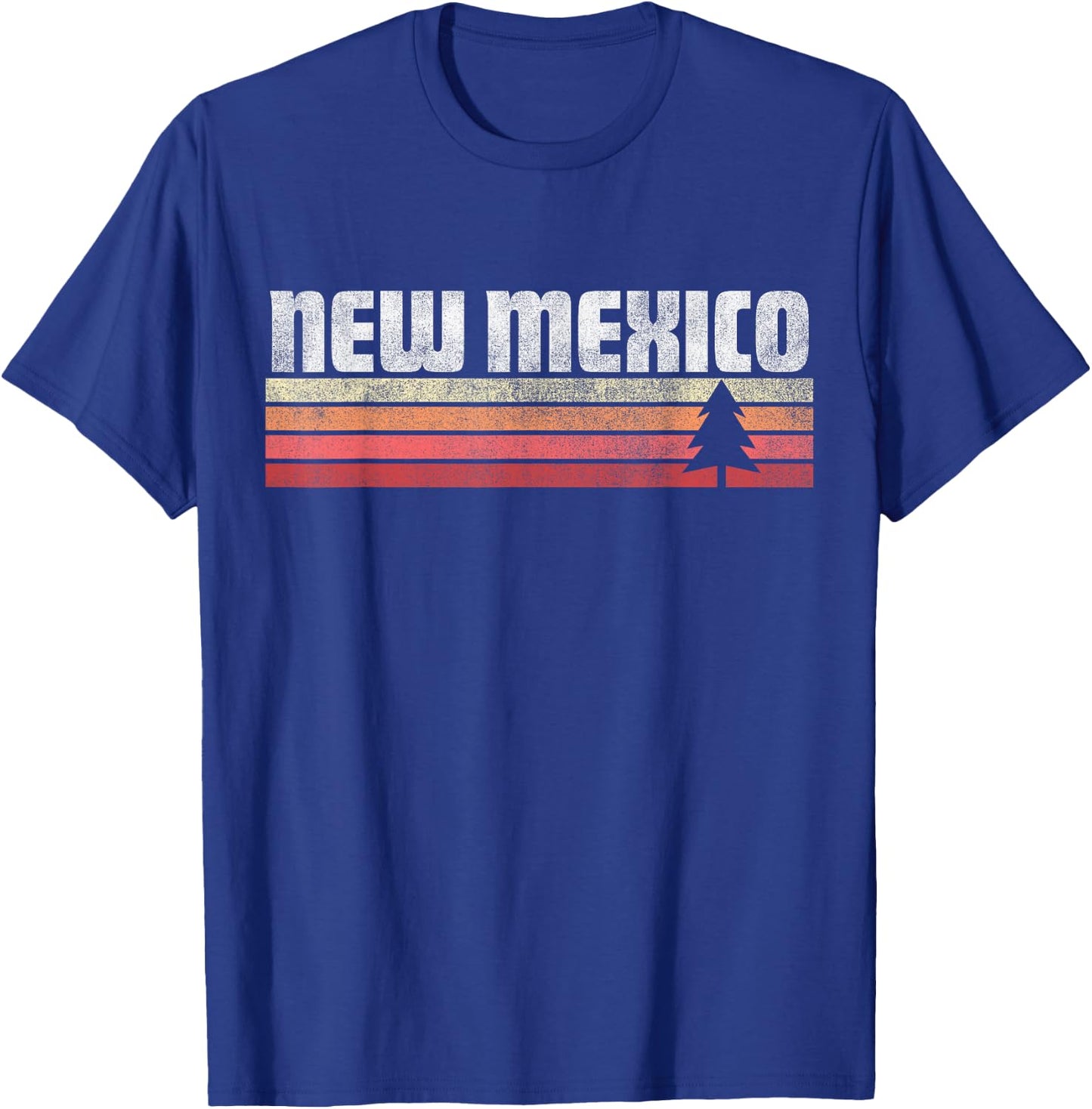 New Mexico Retro Style Vintage Shirt 70s 80s 90s Gift T-Shirt - T-Shirt | Royal